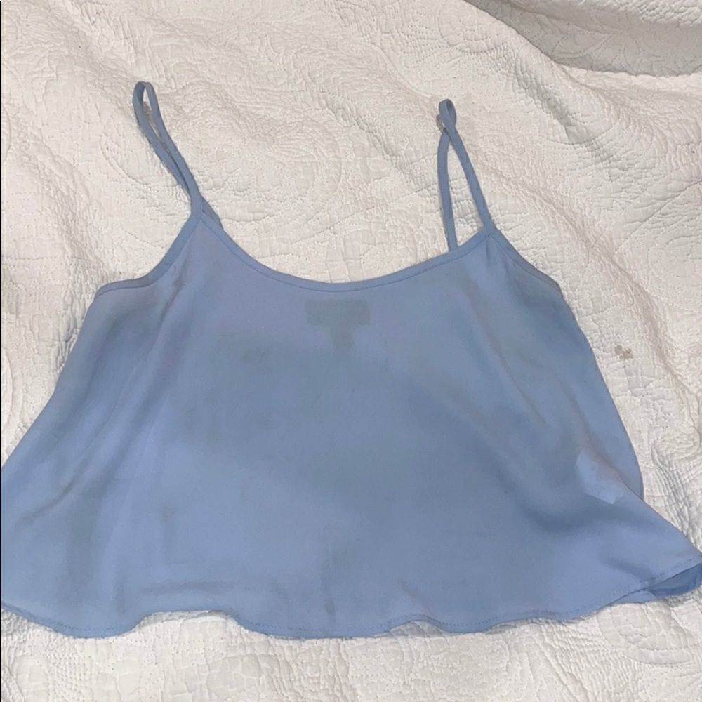 Light Blue Topshop Tank top size US 4